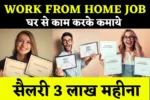 Work From Home Job : ये 3 कोर्स करें और घर बैठें कमाये 3 लाख रुपये हर महीने